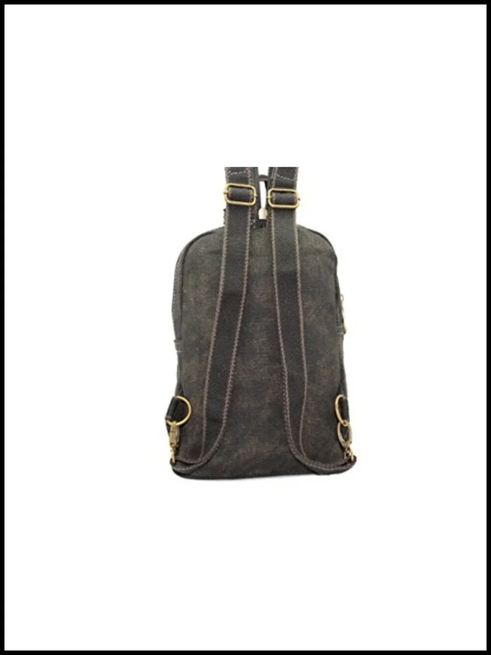 Convertible Backpack Sling Bag Anti Theft Canvas Daypack Multi Pocket